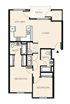 2 Bed 2 Bath B1A